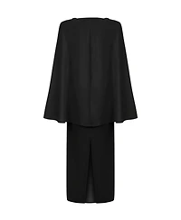 Nocturne Women's Cape Sleeve Maxi Dress