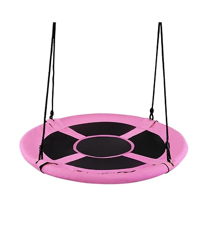 Sugift 40 Inch Flying Saucer Tree Swing Indoor Outdoor Play Set