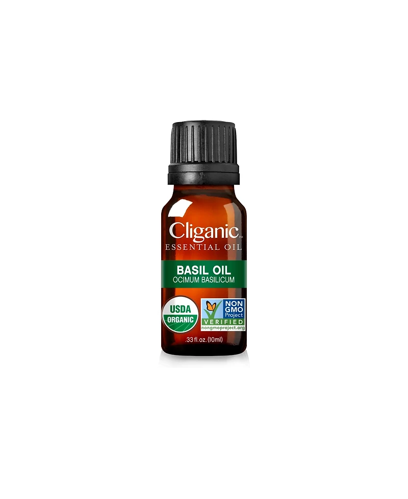 Cliganic Organic Basil Essential Oil