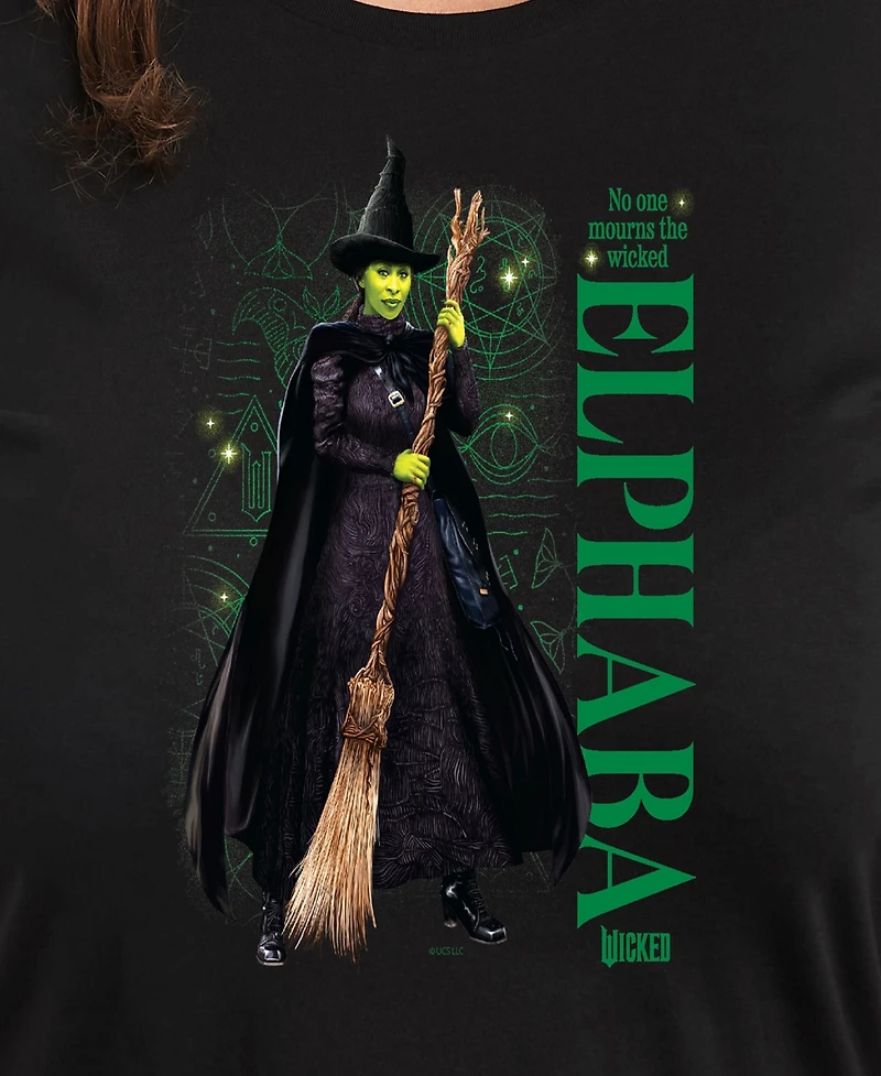 Hybrid Apparel Plus Wicked Elphaba Graphic Tee