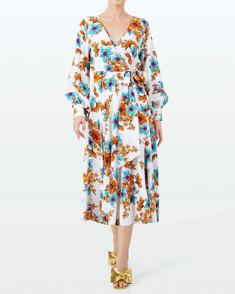 Meghan Fabulous Women's LilyPad Midi Dress