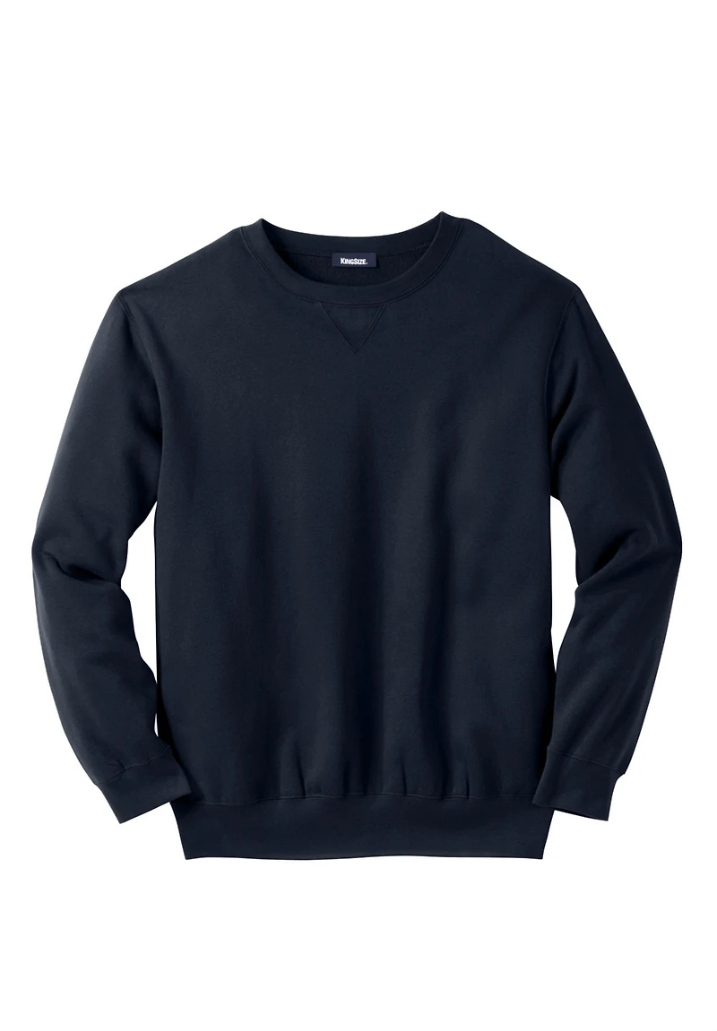KingSize Big & Tall Fleece Crewneck Sweatshirt
