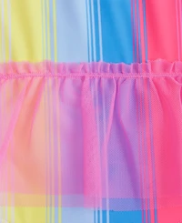 Epic Threads Toddler And Little Girls Striped Tutu One-Piece Swimsuit, Exclusively at Macy's