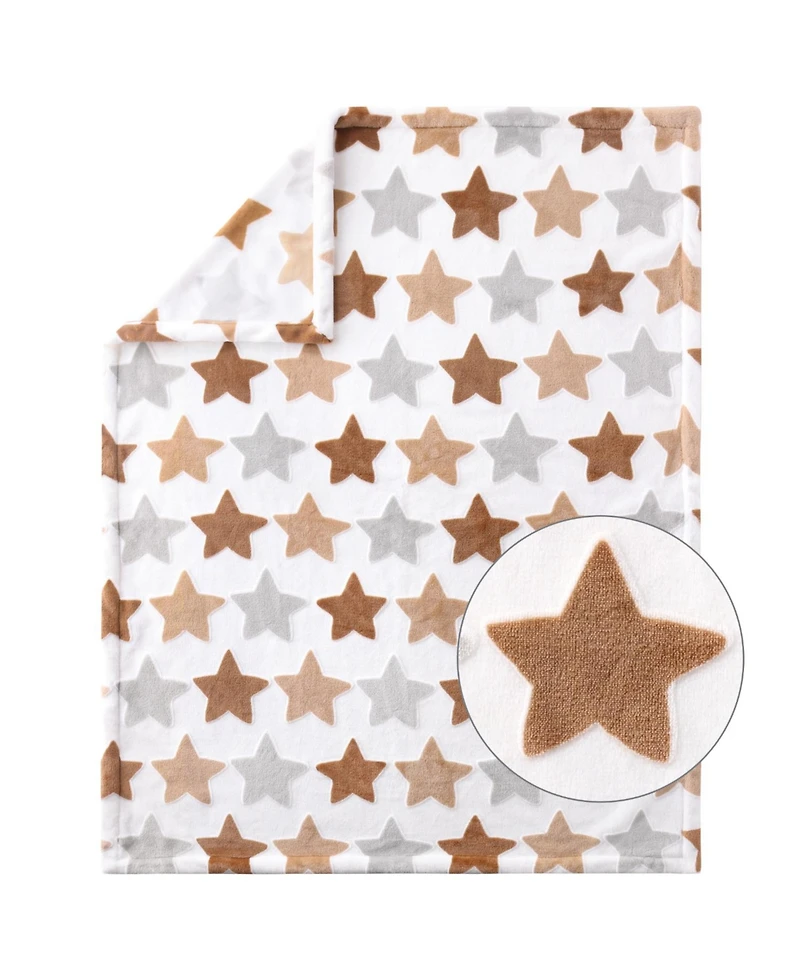 The Peanutshell Crib Bedding Set for Baby Girls, Starry Skies, 5 Pieces
