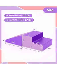 Step and Slide Climber for Infants Toddlers Baby Soft Foam Structure Blocks