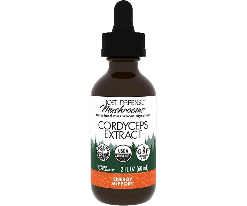 Host Defense Cordyceps Extract - Immune & Energy Support Supplement