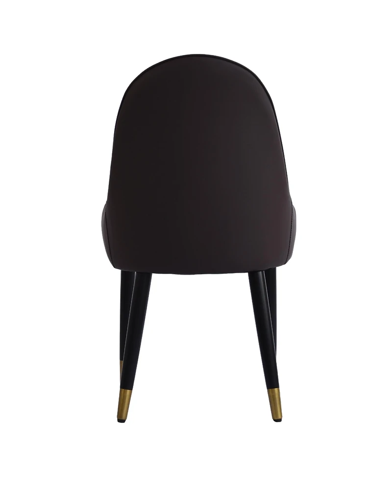 Streamdale Pu Sponge Dining Chairs, Set of 2