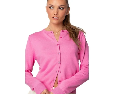 Edikted Womens Shlo Knitted Cardigan