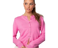 Edikted Womens Shlo Knitted Cardigan