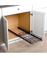 Florida Brands Black Pull Out Cabinet Organizer x 21 In