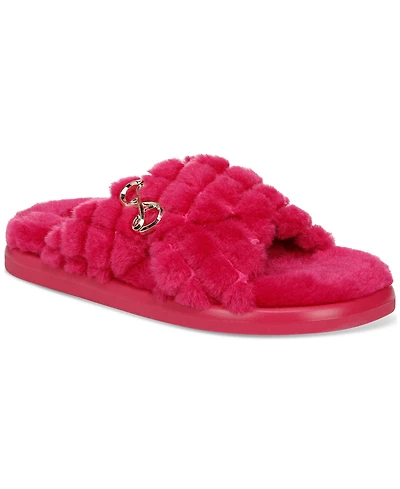 Sam and Libby Women's Fern Slip On Crisscross Cozy Slippers
