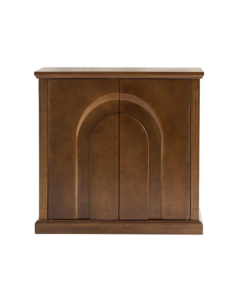 Hulala Home Rando Transitional 35'' Tall 2 - Door Accent Cabinet with Adjustable Shelves