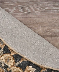 Lr Home Radiance Rdc-062 4' x 4' Round Area Rug