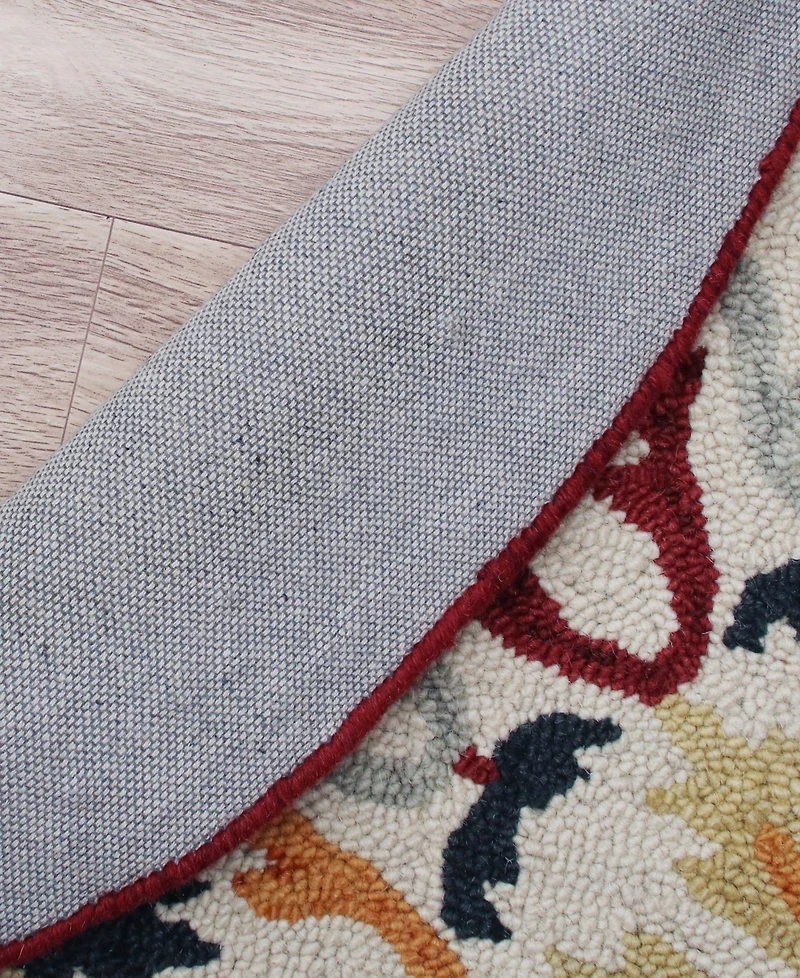 Closeout! Lr Home Sweet SINUO54154 4' x 4' Round Area Rug