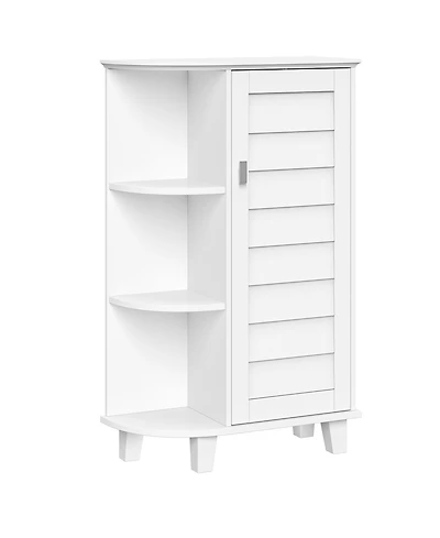 RiverRidge Home 36.63" Single Door Floor Cabinet with Side Shelves