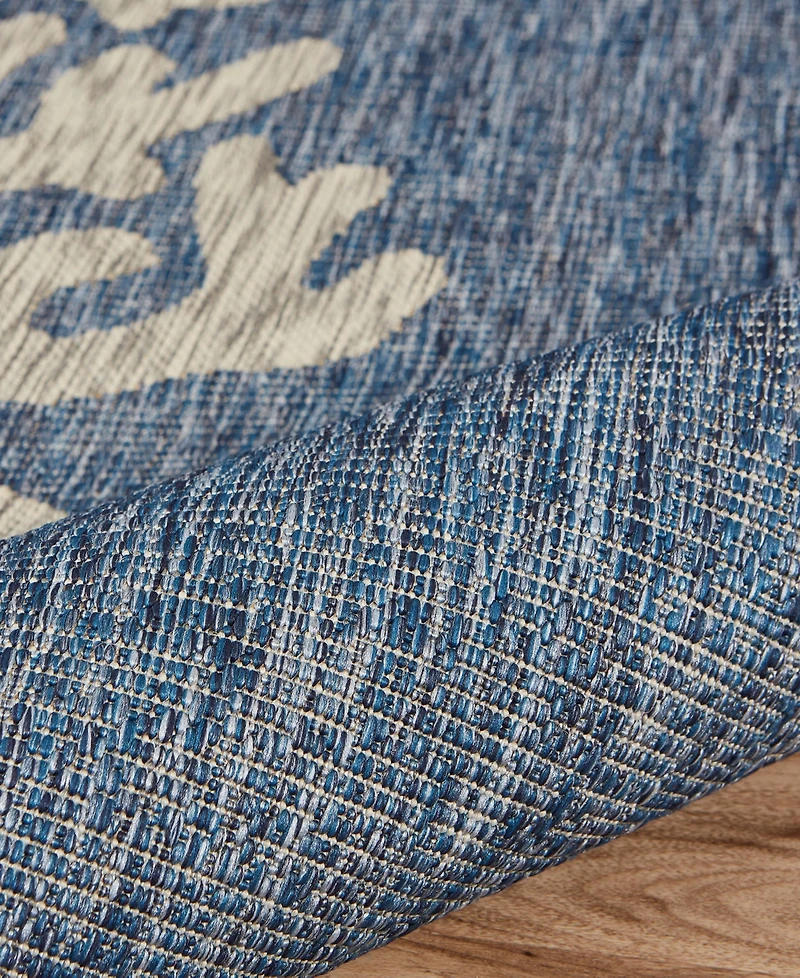 Lr Home Nassau NASS810B 5' x 7' Outdoor Area Rug