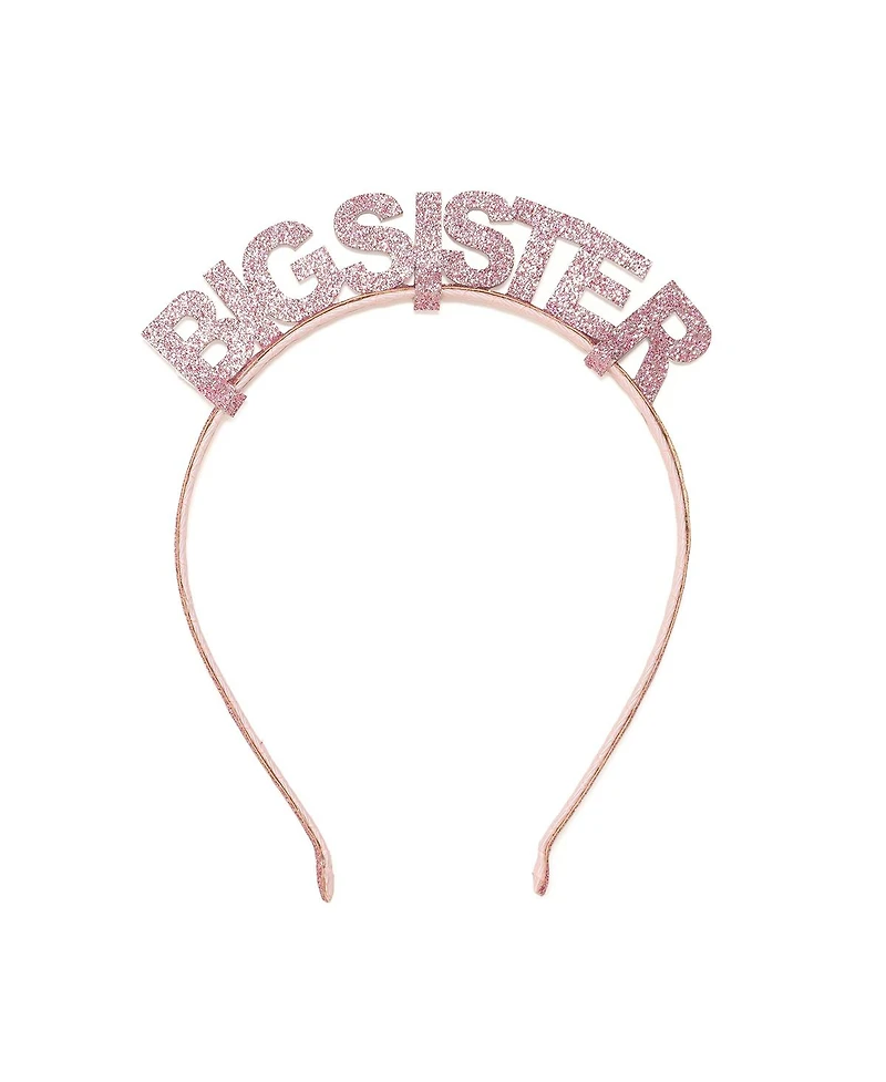 Sweet Wink Child Girl's Pink Big Sister Headband