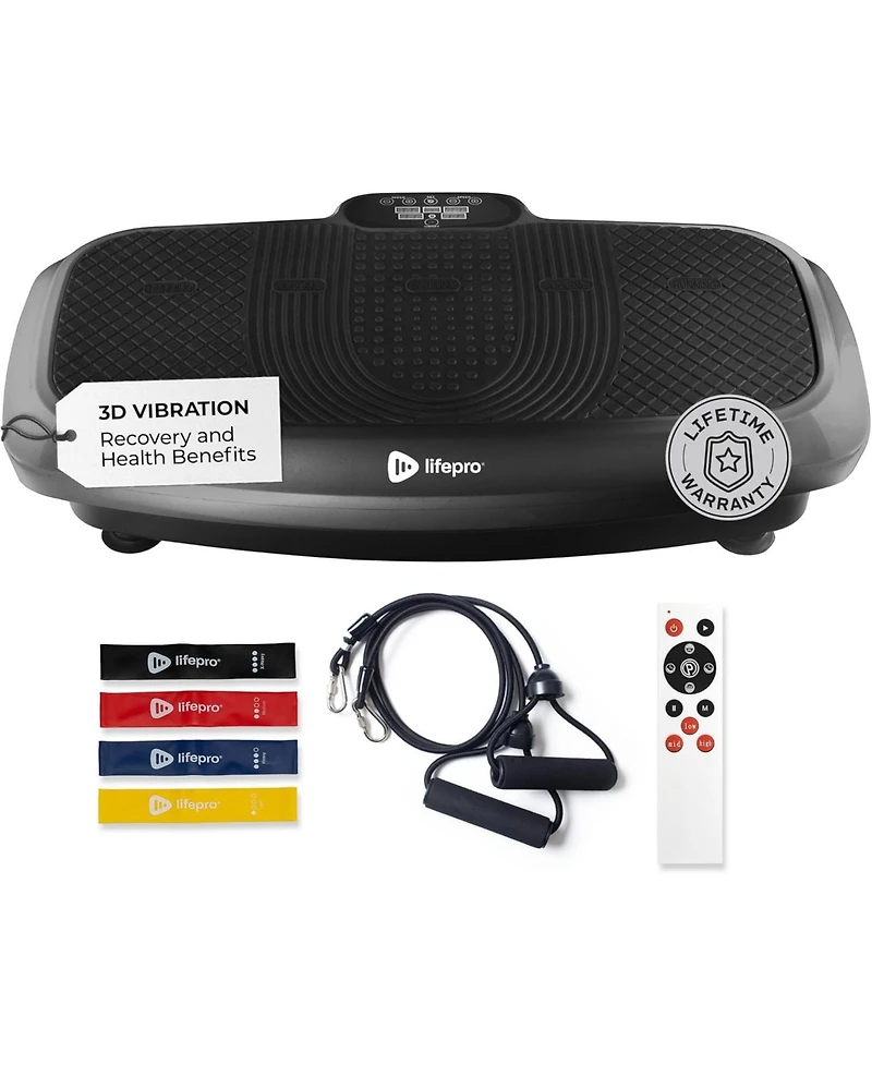 LifePro 3D Vibration Plate – Dual Motor Oscillation & Pulsation for Full Body Home Fitness