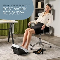 LifePro Foot Massager for Neuropathy - Heated Calf & Foot Therapy, Soothing Blood Revitalization