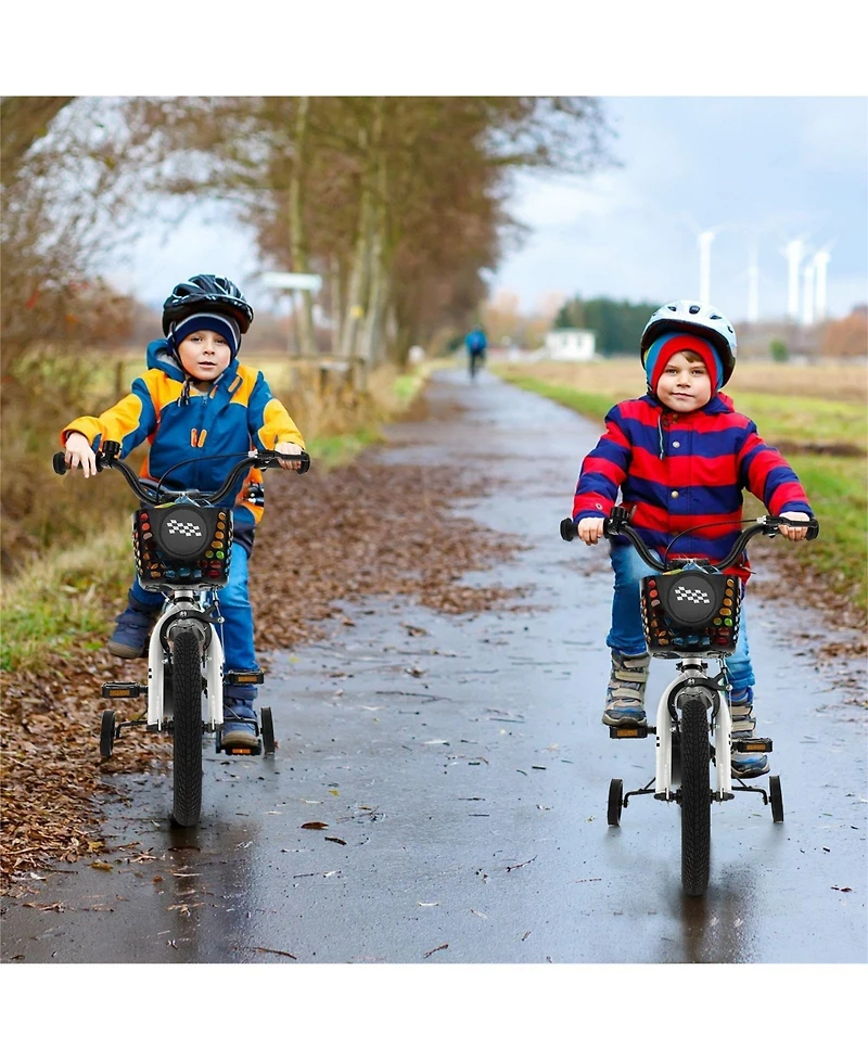 Hongge 18 Inch Kids Bike with Kickstand and Coaster Brake for 4-8 Years Old