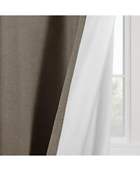 Linen Slub Blackout Grommet Pair (2 Panels
