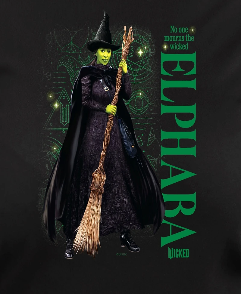 Hybrid Apparel Plus Wicked Elphaba Graphic Pullover T-Shirt