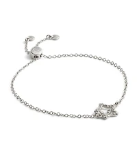 Coach Faux Stone Signature Pave Star Slider Boxed Bracelet