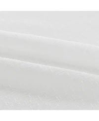 Awesome Home Tabitha Ribbon multi color Tie Top Curtains Pair, 52"×96"