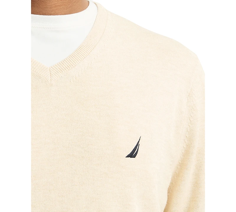 Nautica Men's Navtech Performance Classic-Fit Soft V-Neck Sweater