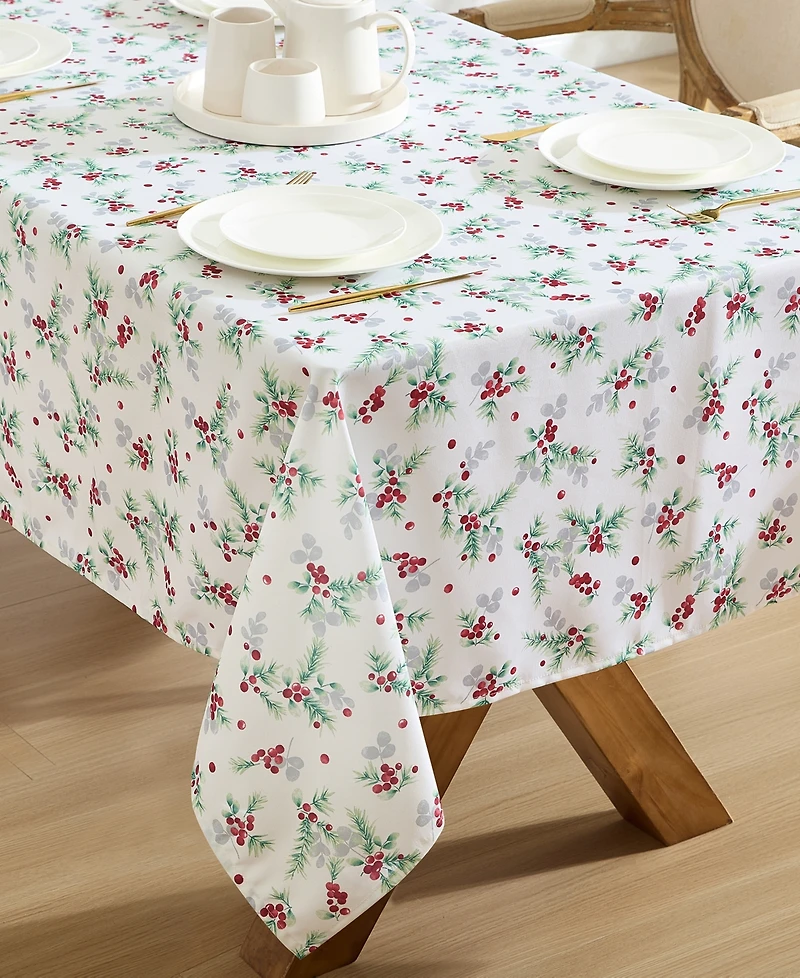 Laura Ashley Easy Care Holiday Tablecloth