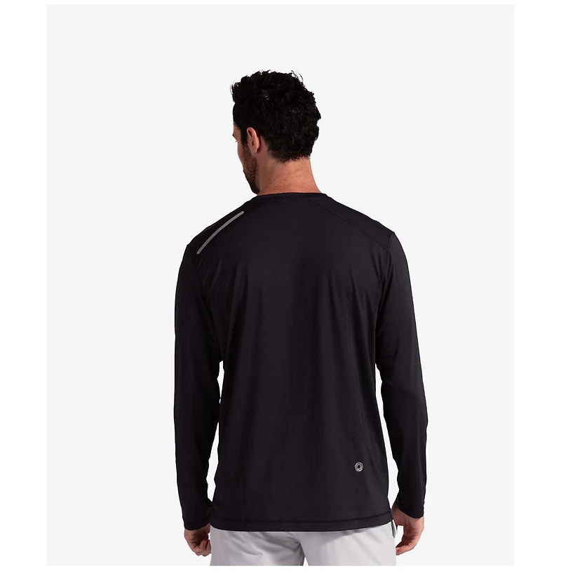 Men's Upf 50+ Sun Protective Long Sleeve Jet Tee