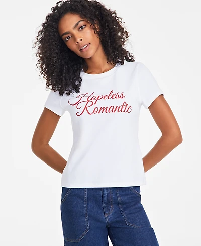 On 34th Women's Hopeless Romantic Graphic T-Shirt, Exclusively at Macy's