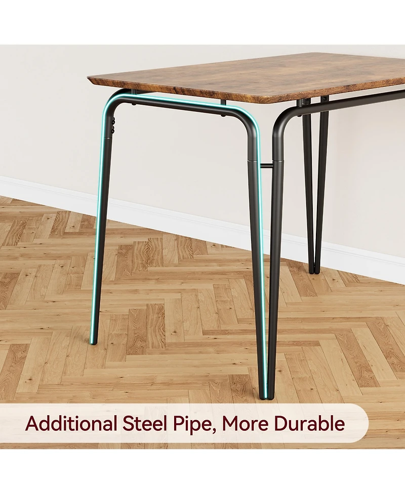 Dining Table for 4, Small Table and Chairs Set of 5, Dinette Set for 4, 5 Piece Kitchen & Dining Room Sets