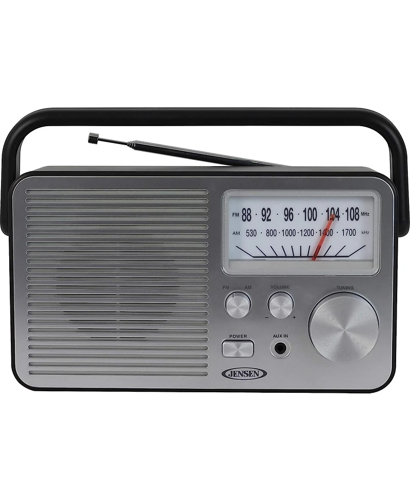 Jensen Mr-750BK Black Portable Am/Fm Radio