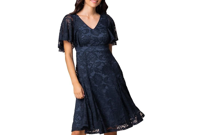 Kiyonna Women's Camille Lace Cocktail Dress