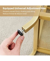 gaomon Shoe Storage Bench with Padded Seat, Shoe Rack Bench for Entryway, Shoe Storage Shelf with Metal Frame, 2-Tier Shoe Organizer Shelf for Hallway