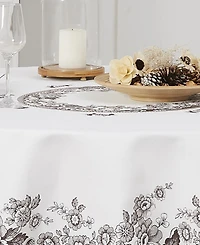 Spode Woodland Polyester Round Tablecloth, 70" x 70"