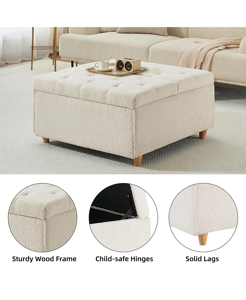 gaomon Ottoman Coffee Table with Lift Top
