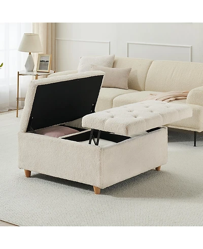 gaomon Ottoman Coffee Table with Lift Top