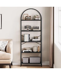 gaomon Arched Bookshelf, 5-Tier Open Bookshelf