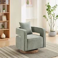 Streamdale Modern Comfy Swivel Accent Chair (Pale Green)