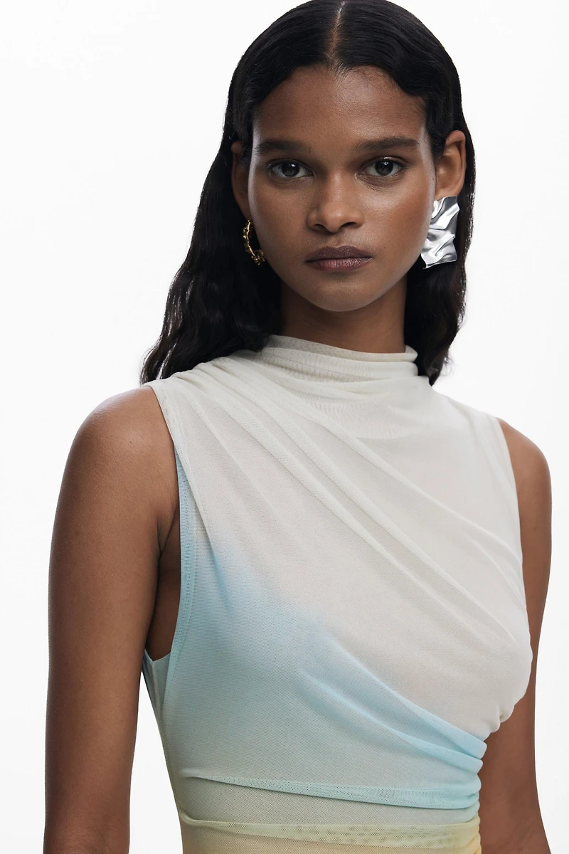 Desigual Women's Ombre tulle dress
