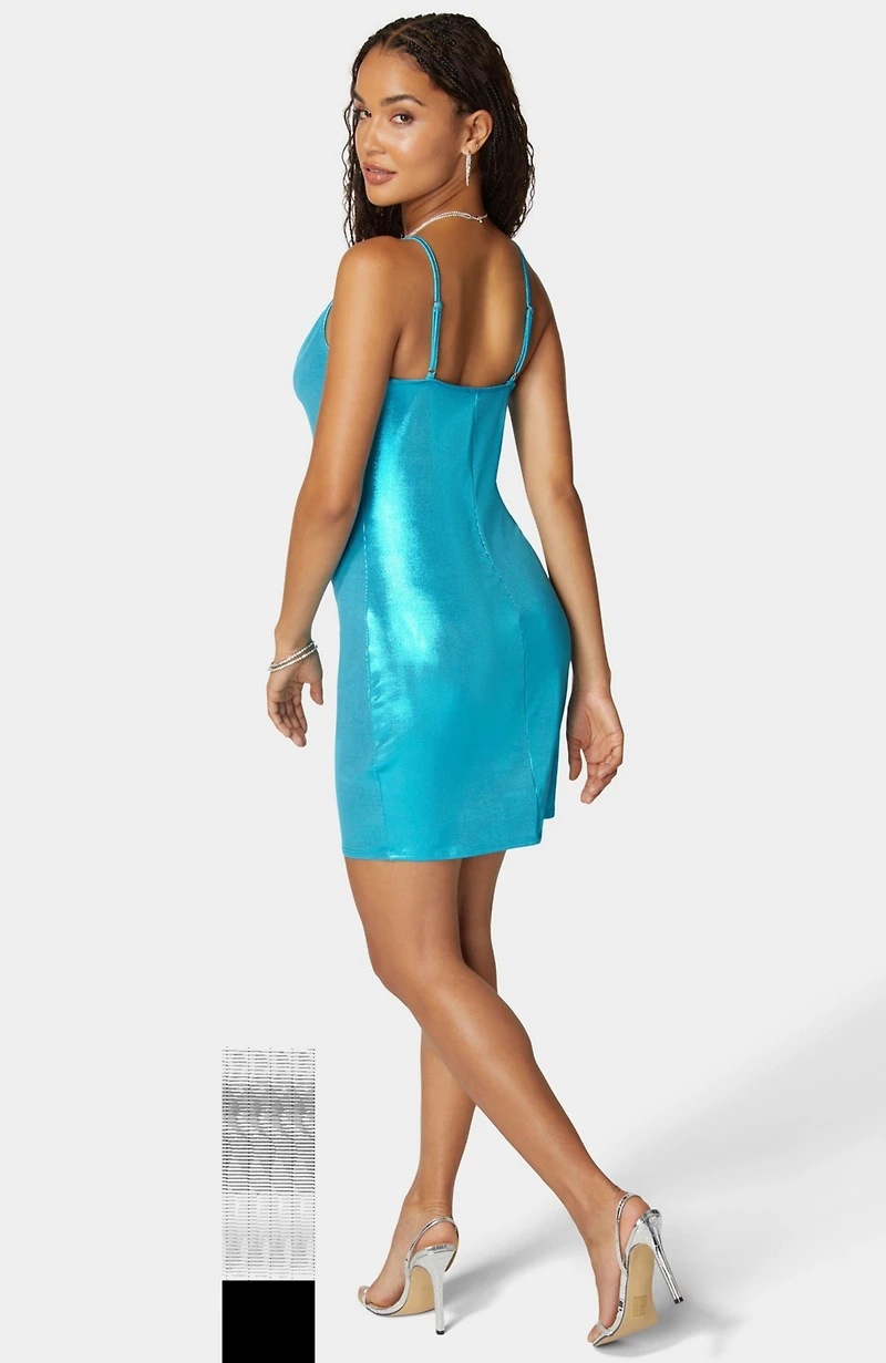 Bebe Women's Cowl Short Dress