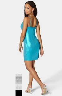 Bebe Women's Cowl Short Dress
