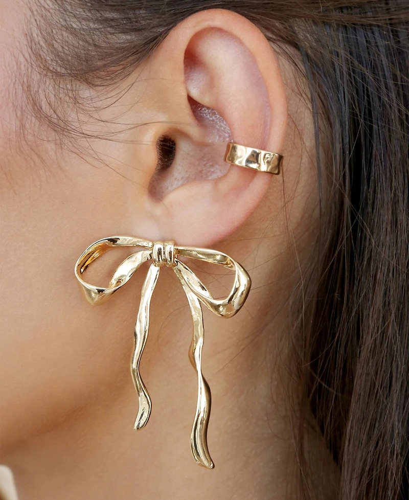 Ettika Bow Drop Earrings