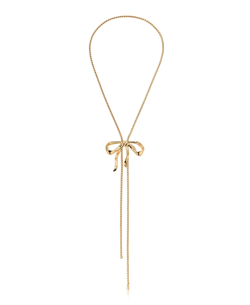 Ettika Bow Bolo Necklace