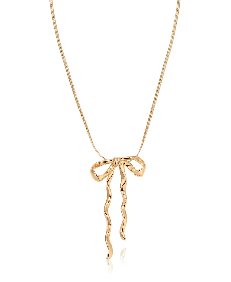 Ettika Bow Pendant Necklace