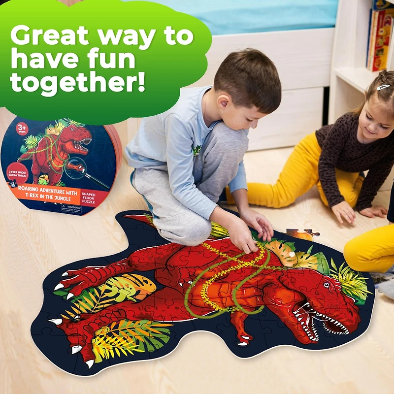 Quokka 2x3 Feet Giant Shaped Glitter Floor Puzzles for Kids Ages 3-5