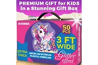 Quokka 2x3 Feet Giant Shaped Glitter Floor Puzzles for Kids Ages 3-5