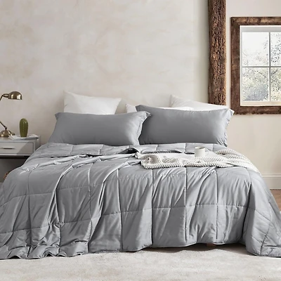 Menopleasing - Coma Inducer Oversized Cooling Comforter Set - Ultimate Gray